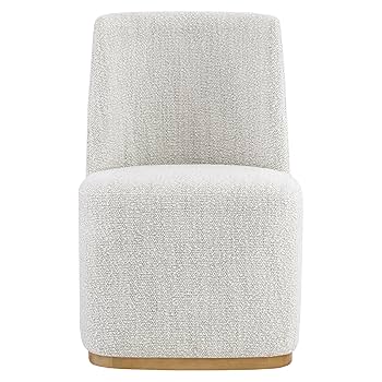 Amazon.com - CHITA Upholstered Rolling Dining Chair on